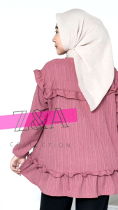 Atasan Wanita Ruffle: Desain Ruffle Elegant & Gaya Desain Modern
