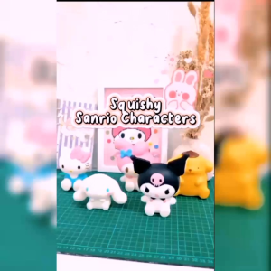 Mainan Squisy Sanrio Imut & Gemas: Bahan Lembut Enak Dimainkan