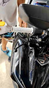 Motorcycle Handle Grip with Bar End Nonslip Universal