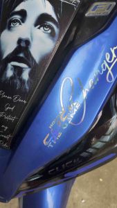 Honda Click The Game Changer: 8 Inches Die Cut Waterproof Sticker