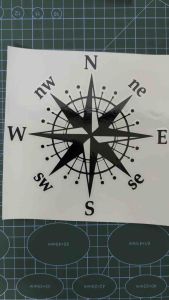 6 Inch Waterproof Compass Sticker: A Guide to Customizing Your Gear