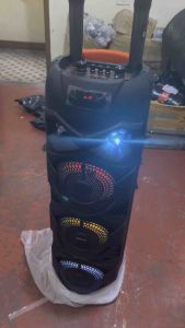 Bk-8838 8.5x3 inch Portable Wireless speaker with free mic party karaoke