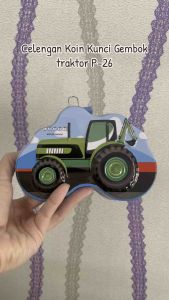 Celengan Koin Kunci Gembok Mobil Traktor P 26 Piggy Bank