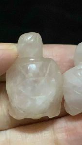 (Real Unit) Rose Quartz/Madagascar Pink Little Turtle 马达加斯加粉红水晶(马粉) 小乌龟(S/n: 011109)
