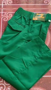 Celana Panjang Seragam Sekolah SD MI Warna Merah Putih Hijau Coklat Hitam