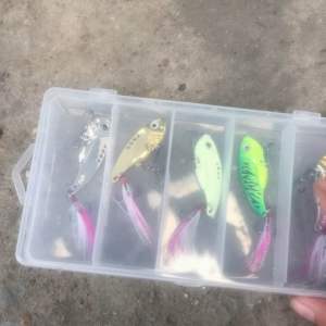 Combo 5 mồi cá sắt kèm hộp