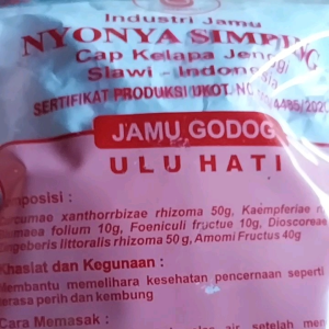 JAMU GODOG UNTUK MENGOBATI \"ULU HATI\"
