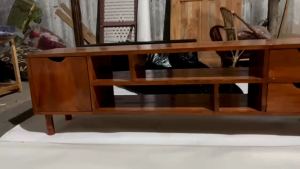 Meja TV Minimalis Kayu Mahoni Meja TV Aesthetic Murah