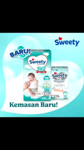 Sweety Silver NB 20 Pads Popok Perekat Bayi Baru Lahir