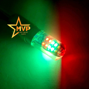 Lampu Stop Rem Running Belakang RGB Jelly 4 Warna 20 Mata Led 2 Mode Flash Kedip Universal Bisa Untuk Motor dan Mobil Arus Soket DC 12 Volt