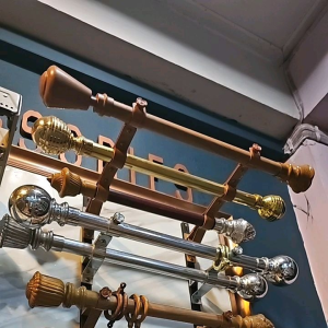 3 ชั้น ขารางม่าน ขาจับราวม่าน ตัวยึดราวกลม อุปกรณ์ราวผ้า ขาจับราวม่าน