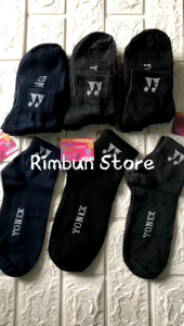 Kaos Kaki Pendek Pria Sport Yonex 3 Pasang / Kaos Kaki Olahraga Atas Mata Kaki Pria