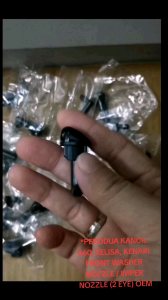 *PERODUA KANCIL 660 KELISA KENARI FRONT WASHER NOZZLE / WIPER NOZZLE (2 EYE) OEM