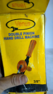 Bor tangan manual 2 silinder gagang kayu merk amani COD