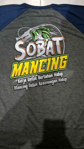 KAOS RAGLAN PRIA WARNA SABLON SOBAT MANCING  \ KAOS RAGLAN PRIA LENGAN PANJANG ATASAN PRIA / KAOS MURAH / KAOS DISTRO / KAOS SIMPLE / T-SHIRT PRIA