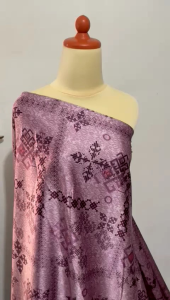 bahan meteran motif Khanza | kain armany silk | bahan gamis import | harga per 05m