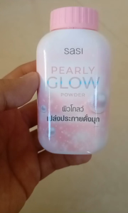 sasi PEARLY GLOW POWDER -  pearlescent finish - translucent powder - for face and body - beauty makeup product