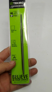 Tekiro kikir gergaji ukuran 4 inchi slim bentuk segitiga cod