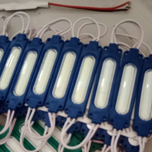 Terlaris!(10 biji) LAMPU LED strip modul cob super terang 6 mata 12 volt 24 volt