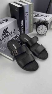 Sandal selop kulit pria kasual elegan sendal flip flop ban 2 SIZE 39-43