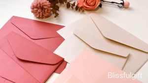 25pcs Thick Quality Cardstock Red Envelope Pearlescent 250gsm Pink Wedding Envelop