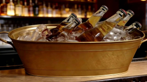 Metal Beverage Tub Ice Bottle Cooler Small Size