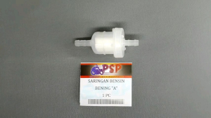 Saringan Bensin Universal Bening "A"- Filter Selang Slang Penghubung Screen Oil Bengsin Bahan Bakar Model Bening Polos Untuk Segala Motor Kwalitas Grade A