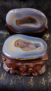 Natural Finest Brazil Agate Crystal Jewelry Box Ornament PACJ01 #AgateCrystal