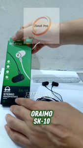 Handfree branded Samsung realme oraimo bass murah