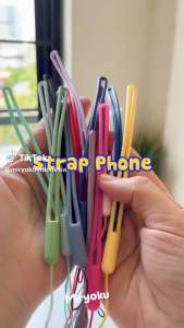 Tali Gantungan Hp Silicone Tali Lanyard Hp Pendek Tali Gantungan Silikon Macaron Strap Hp Phone Straps