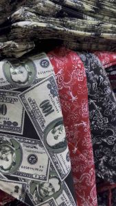 Dollar Scarf and Dragon Scarf