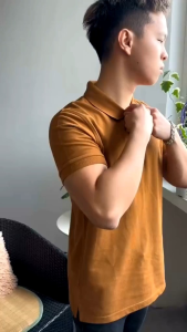 ROO Pique Polo Plain T-Shirt 100% Cotton