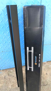 Pull Handle Stainless Hitam 80 cm Model KOTAK / Tarikan Pintu 80 cm Hitam / Pull Handle 80 cm Hitam / Pull Handle Kotak 80 cm / Gagang Pintu 80 cm Hitam