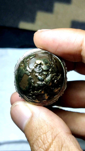 Batu cincin jalasutra serat emas natural