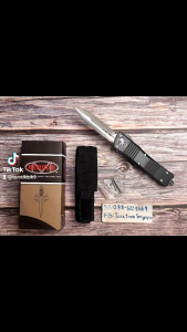 มีดสปริง Microtech รุ่น Combat Troodon สำเนาจีน เป็นมีดสปริงคอมแบท ใบใหญ่ ด้ามใหญ่จับเกินมือ ออกแบบมาเพื่อเจ้าหน้าที่พิทักษ์กฎหมาย ทหาร สหรัฐอเมริกา เพื่องานในสถานนะการณ์ที่ยากลำบาก เป็นอ้อโต้ OTF ตอบสนองไว เพื่อพกพาทุกวัน Combat Troodon Built for a vari