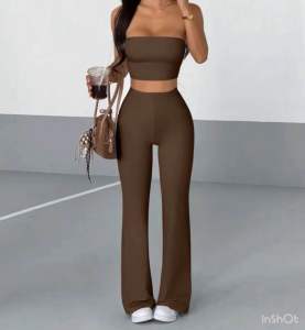 TERNO - TOP & FLARE PANTS - COORDS - CASUAL TERNO - FORMAL TERNO
