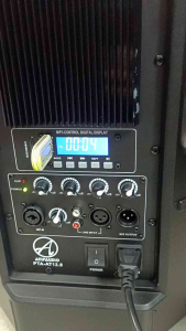 Ampaudio Active Speaker 12" Power Speaker Bluetooth USB SD Card