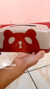 tempat tisu kotak tisu motif panda lucu