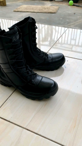 sepatu pdl kulit tni polri scurity 049 aleus