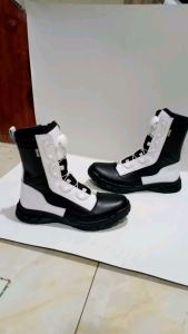 sepatu provis polri pdl tali putar 046 aleus