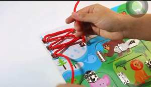 Montessori Busy Board Wooden Activity Board Baby Toddler Learning Toy Mainan Pendidikan Kanak-kanak