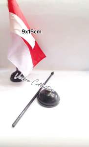 Bendera Meja Set Merah Putih/ Tiang Bendera Meja Merah Putih dirgahayu