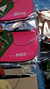 Personalized Synthetic PU Leather Coin purse Assorted Color 5x3 inches