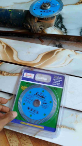 Mata Gerinda pemotong Granit Keramik Ubin Kosoku Turbo 4" Diamond wheel Pisau Potong Granit Keramik