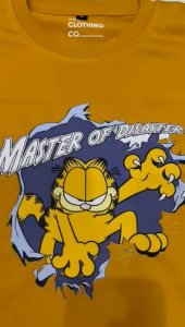 Kaos Distro Anak-Anak Premium GARFIELD KERENKaos Anak-Anak Usia 2-11 Tahun Fashion Anak-Anak Bahan Katun Size XS-XL