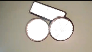 Lampu Universal rear reflector white albino putih pantulan cahaya for y16nvxnmaxhondasuzuki