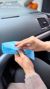 10pcs Garbage Bag 车载垃圾袋 自粘垃圾袋 Beg Sampah Car use Rubbish Bag Car Garbage bag Table Desk cleaning bag