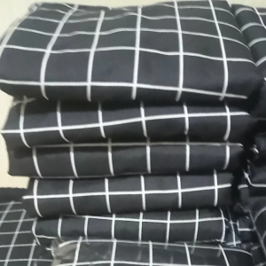 Kain Kotak Hitam Meteran Murah Lebar 240 Grosiran Dan Eceran Untuk Bahan Seprai Celana Baju