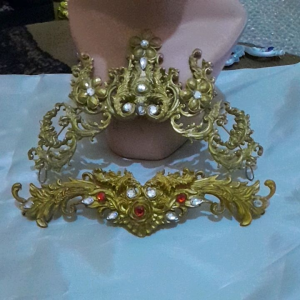 1 set (2pcs)aksesori tari siger tari mahkota