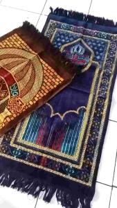 Sajadah Idul Fitri: Sajadah Turki 53x100cm & Sajadah Beludru Halus